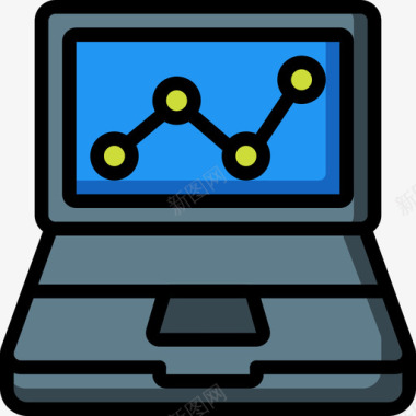 海尔笔记本电脑笔记本电脑办公设备2线颜色图标图标