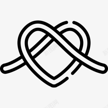 绳子绳子爱23直线图标图标