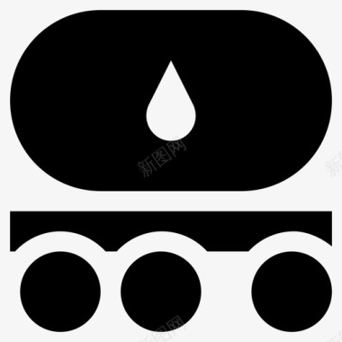 液体运输铁路车辆铁路货运图标图标