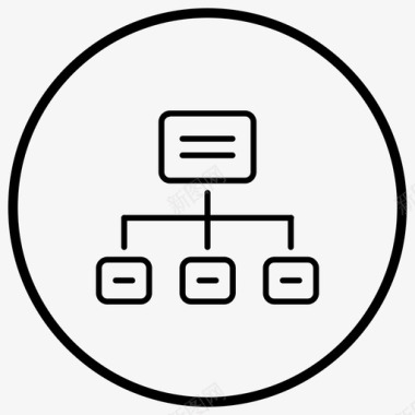 方案设计封面流程图层次结构关系图标图标