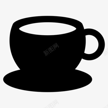茶一杯茶热饮料图标图标