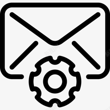 电子邮件电子邮件电子邮件4线性图标图标