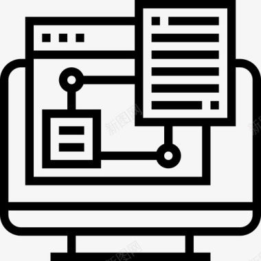 遗传学研究分析研究和分析2线性图标图标