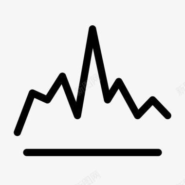 智能人工时间序列人工智能大数据图标图标