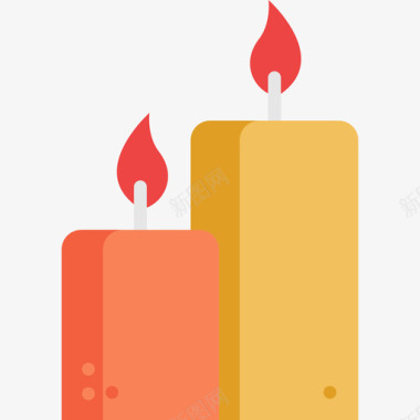 蜡烛感恩节18平的图标图标