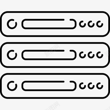 矢量线路服务器设备20线路128px图标图标