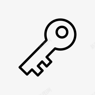 打开锁钥匙门钥匙锁图标图标