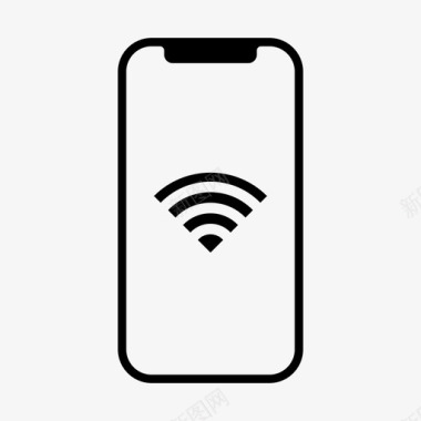无线网络连接wifi信号互联网连接iphone图标图标