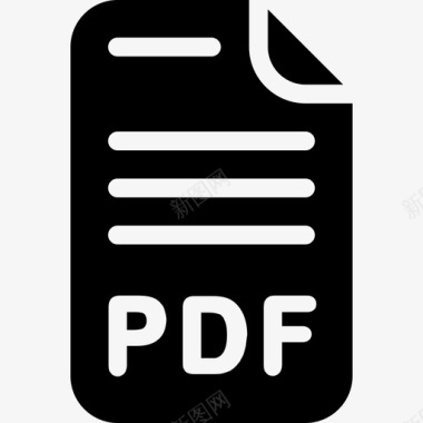 PDF文件格式Pdf文件12填充图标图标