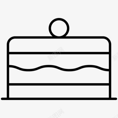 蛋糕蛋糕馅饼蛋糕甜的图标图标