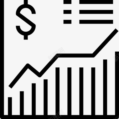 墨迹数字2分析数字经济2线性图标图标