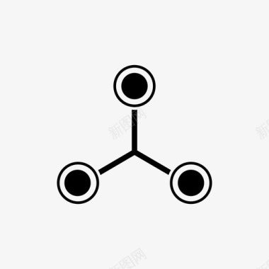 活性分子分子原子电子图标图标