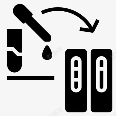 试纸条实验室医学图标图标