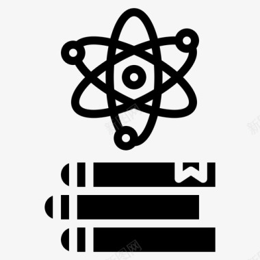 信贷工程矢量图科学文献书籍阅读图标图标