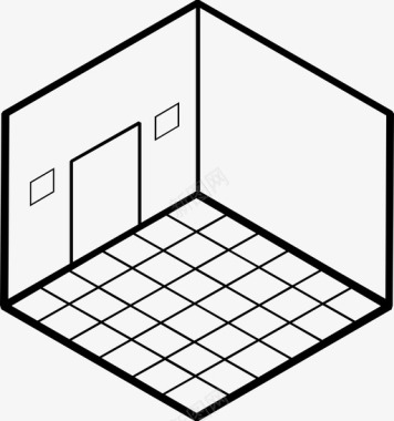 地板矢量办公室桌子地板图标图标