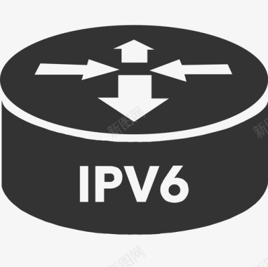 6要素IPV6路由器图标