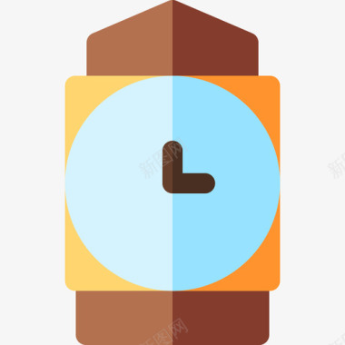 英国大本钟大本钟25度平底图标图标