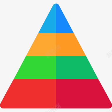 金字塔图信息图元素4平面图图标图标