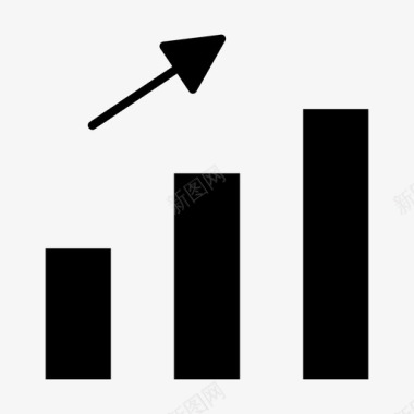 指数上升利润增加优化图标图标