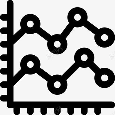 信息图标签折线图信息图元素6线性图标图标