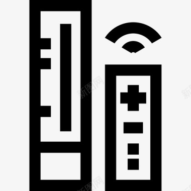 游戏机游戏25线性图标图标