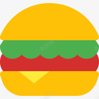 食物汉堡食物60平的图标图标
