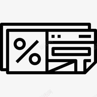 价格优惠优惠券网上购物和电子商务直邮图标图标