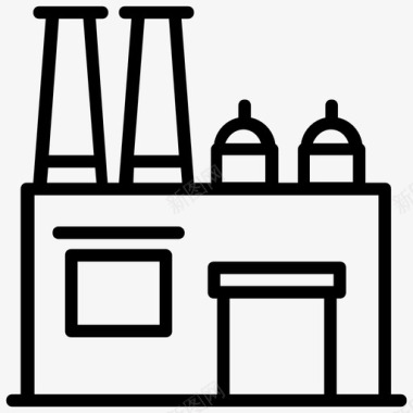 工业企业画册工厂企业行业图标图标