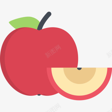 苹果食品22扁平图标图标