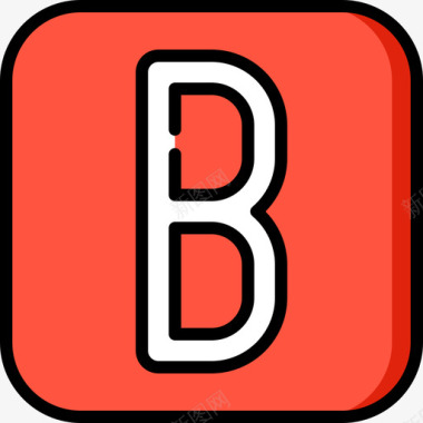 字母B符号23线颜色图标图标