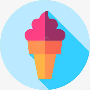 冰淇淋冰淇淋甜点和糖果无糖图标图标