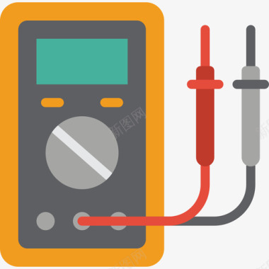 能量来源电压表功率和能量7扁平图标图标