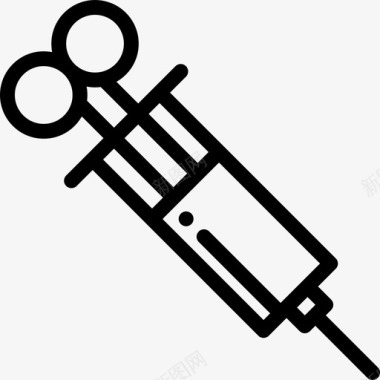 农用器械注射器医疗器械8线性图标图标