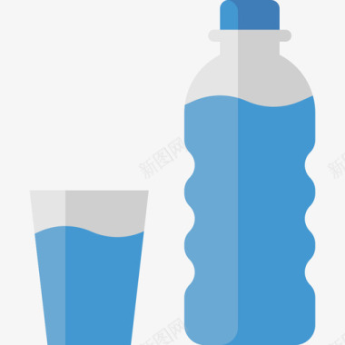 带来健康好水水健康6平坦图标图标