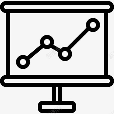 折线图折线图业务154直线图标图标