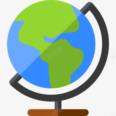 地理地球地理8平坦图标图标