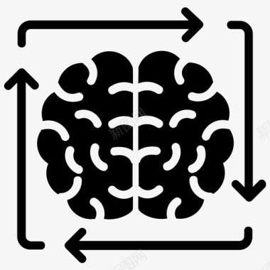 心理学图片头脑风暴分析思维人类思维图标图标