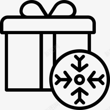 礼品礼品物流和配送2浅圆形图标图标