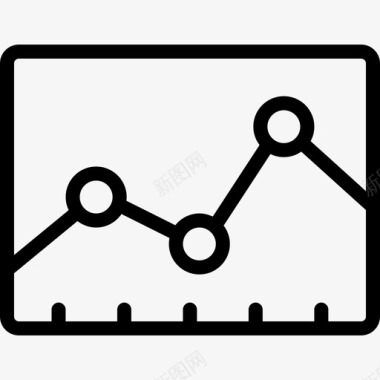 折线图折线图业务80直线图标图标