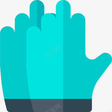 冬天的手套手套5号私家侦探平的图标图标