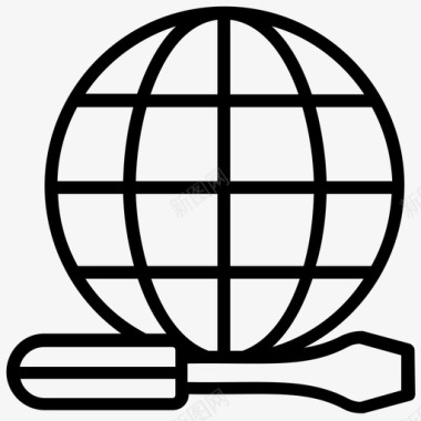 全球工程建设标志全球建设图标图标