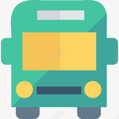 公交地铁标识31路公交车平车图标图标