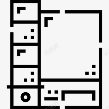 工艺品潘通diy和工艺品5线性图标图标