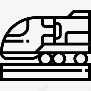 悬浮列车列车铁路4直线图标图标