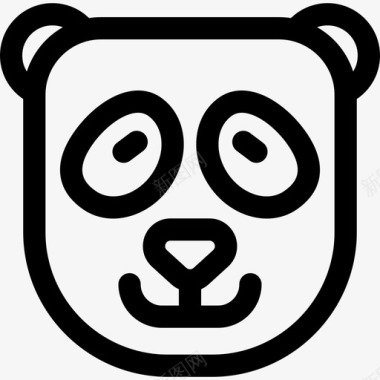 熊猫熊猫中国20直系图标图标