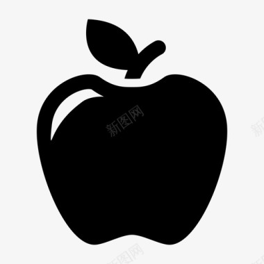 苹果减肥食品食品图标图标