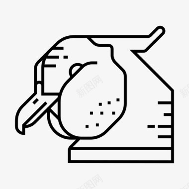 野鸡动物鸟图标图标