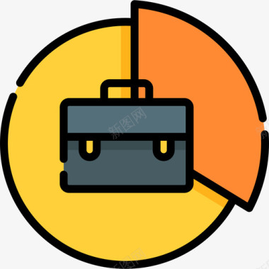 咨询分析公文包商业分析10线性颜色图标图标