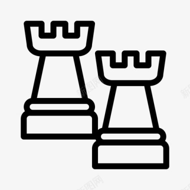 象棋决斗游戏图标图标