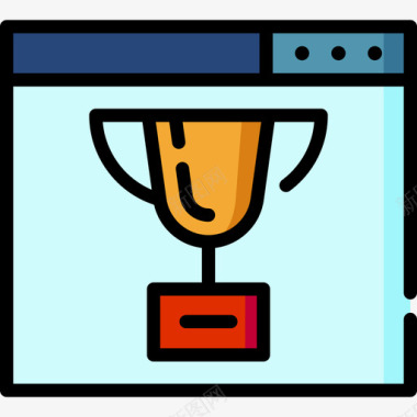 排名排名搜索引擎优化在线营销5线性颜色图标图标